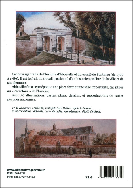 CV4 HISTOIRE D'ABBEVILLE ET DU COMTE DE PONTHIEU