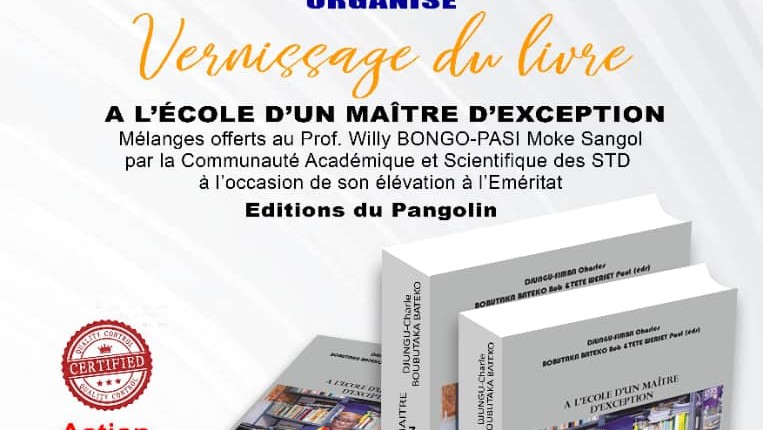 Professeur Willy Bongo-Pasi lors du vernissage de son livre à l’UNIKIN