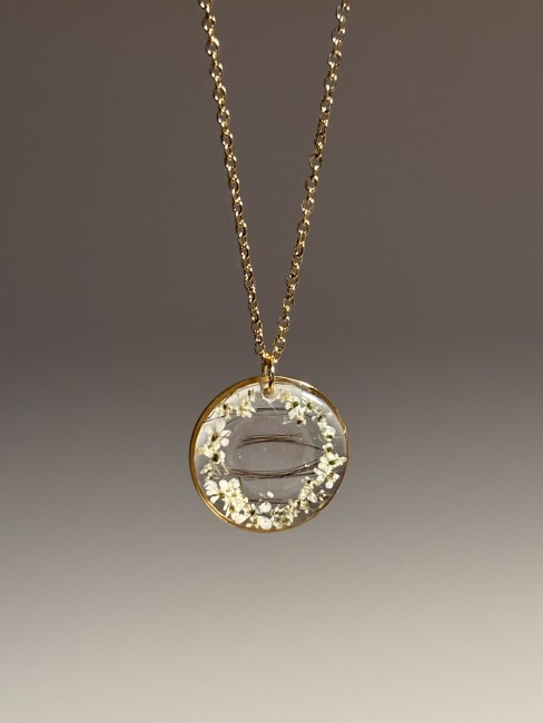 Collier avec poiles de chat chien mèches de cheveux Perte de mon chat bijoux souvenir