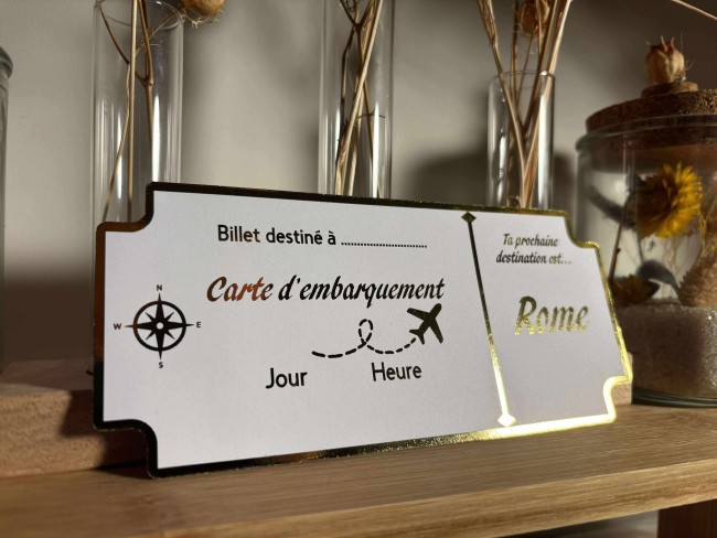 Carte d'embarquement