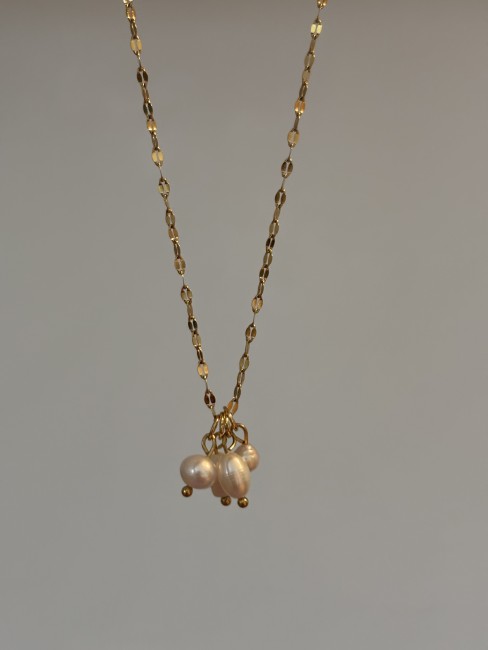 Collier perles d'eau douce artisanal