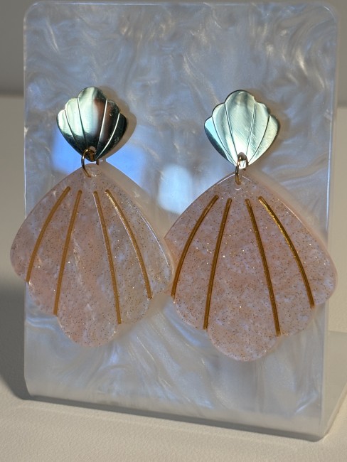 Boucles d'oreilles coquillages 