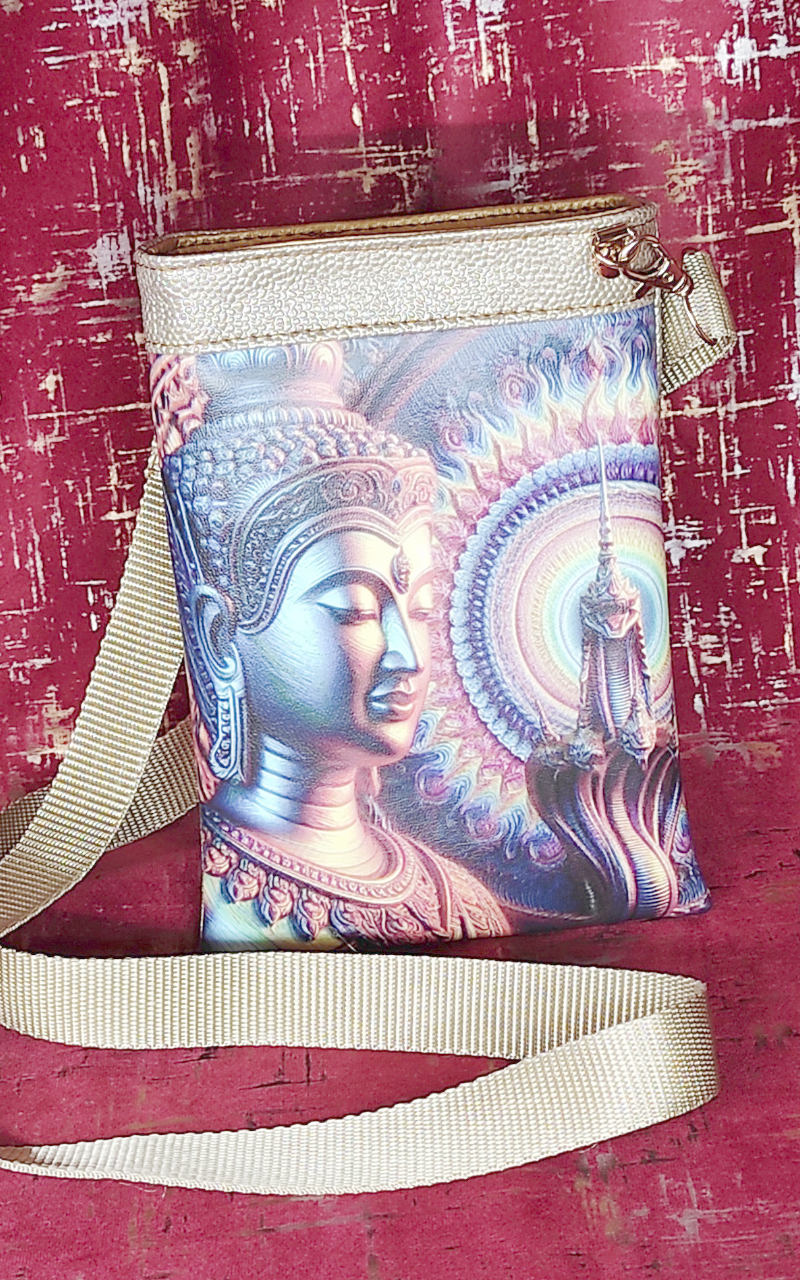 pochette téléphone bouddha