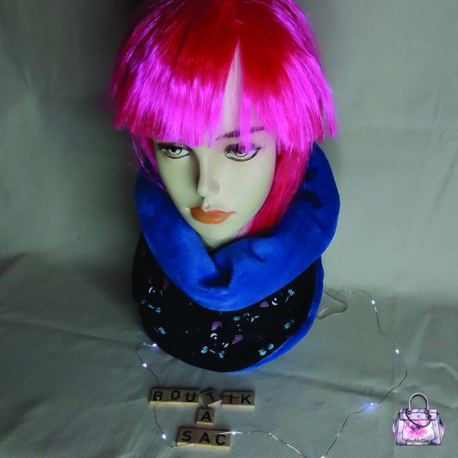 Snood chaud réversible pour l'hiver