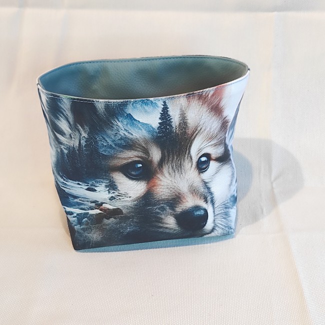 panière loup et lingettes 1