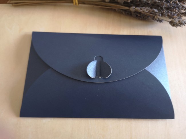 enveloppe bleu fermé