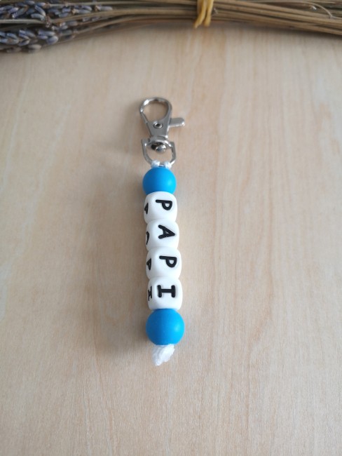 porte clé bleu siliocne