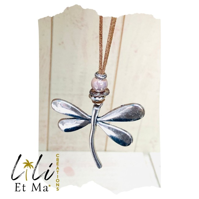 Sautoir libellule  bohème chic