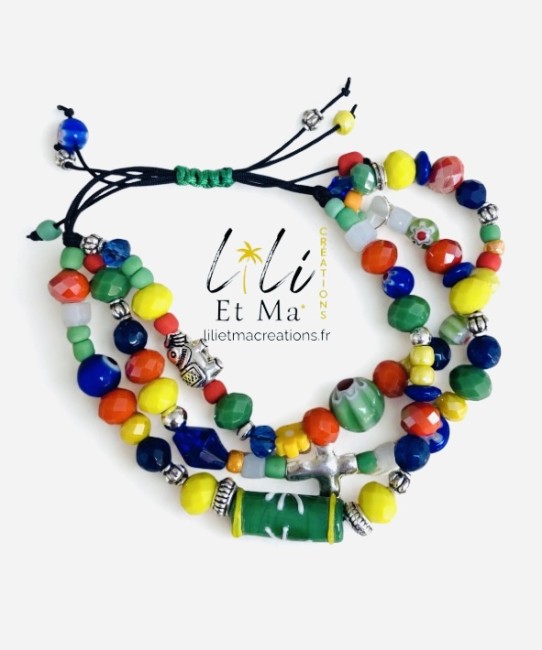 Bracelet 3 rangs lili et ma Creations
