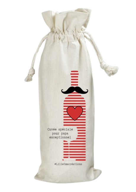 sac bouteille PAPA EXCEPTIONNEL