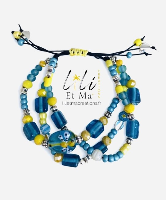 Bracelet 3 rangs lili et ma Creations