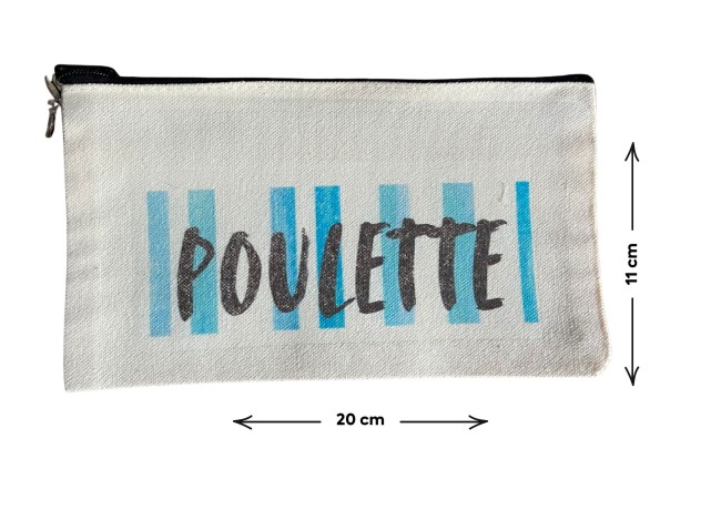 Trousse  coton "Poulette"
