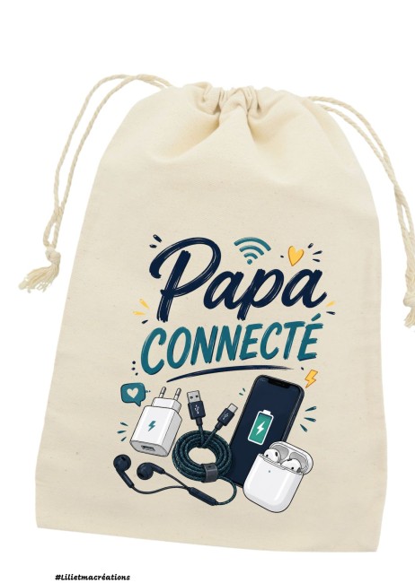 pochon lili et ma créations papa connecté