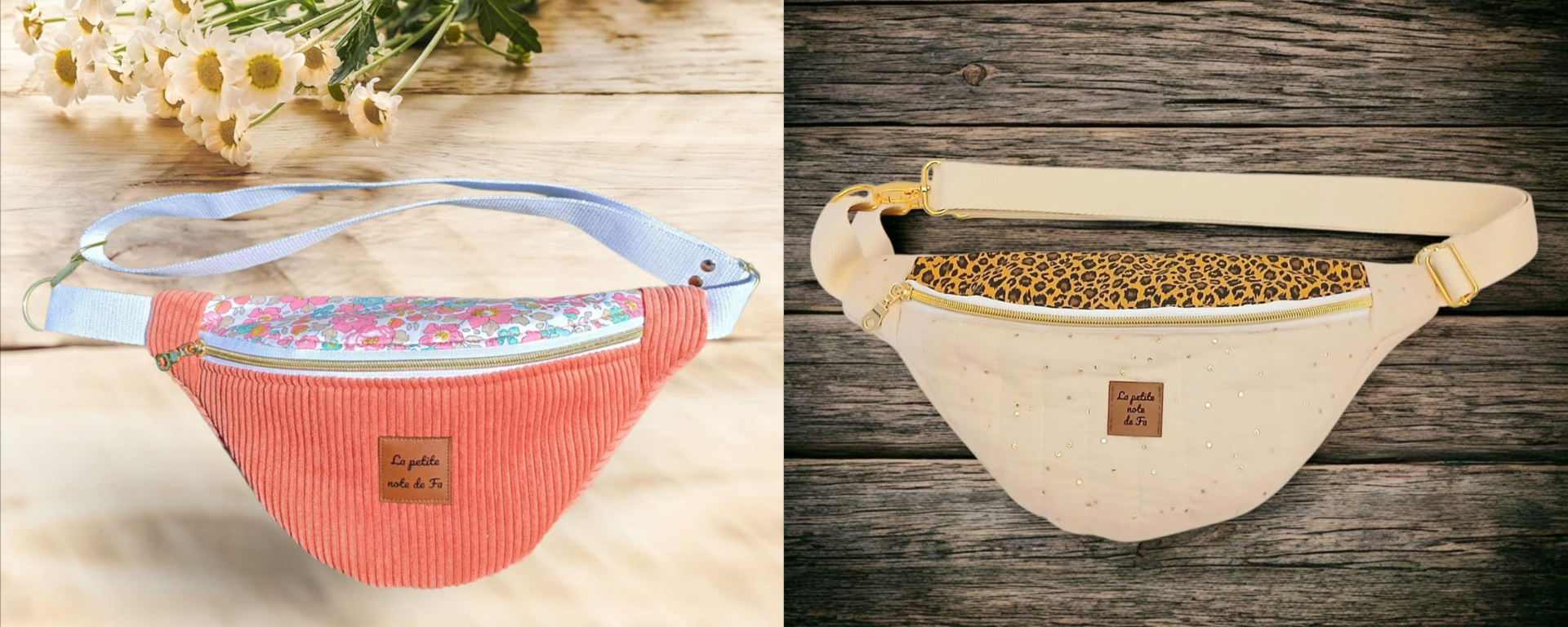 sac banane fait main femme