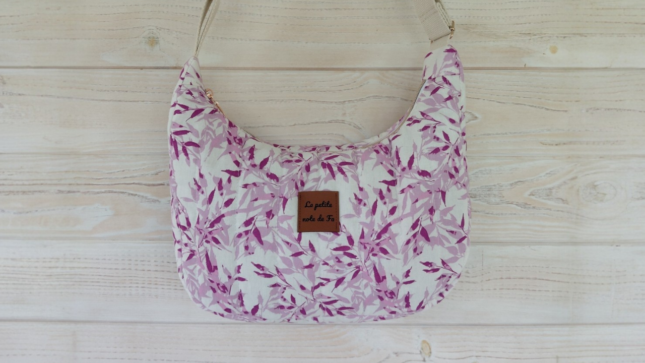 sac knox améa violet fait main