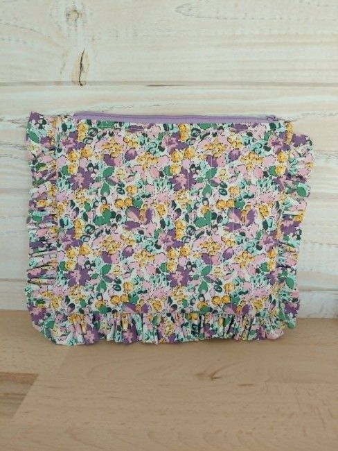 trousse froufrou artisanale française Pétale