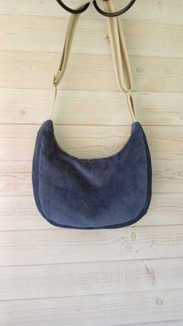 Sac Knox Corduroy Bleu dos M