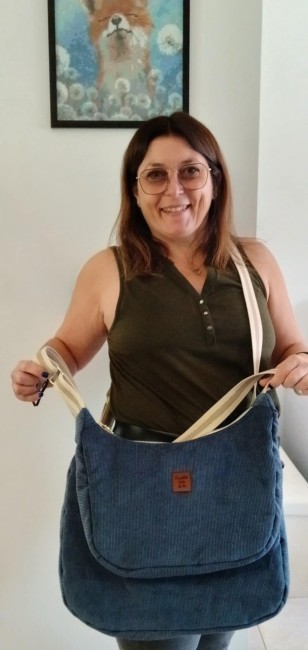 Sac Knox Corduroy Bleu moi a