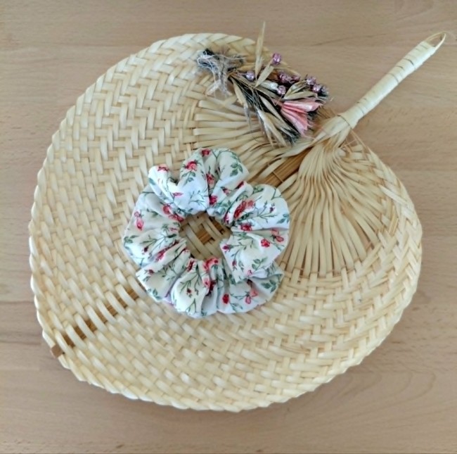chouchou-rosalie chouchou rosalie fleuri fait main roses romantique