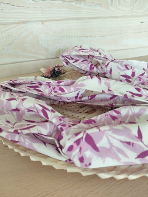 accessoire cheveux violet fait main france