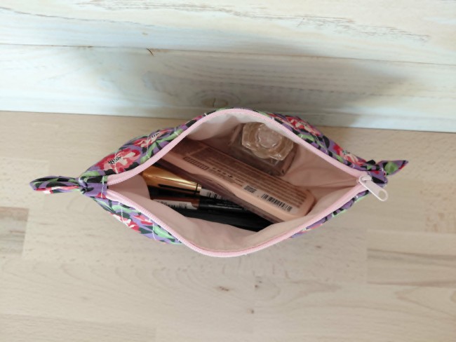 trousse de toilette Blooma artisanale française fleurie
