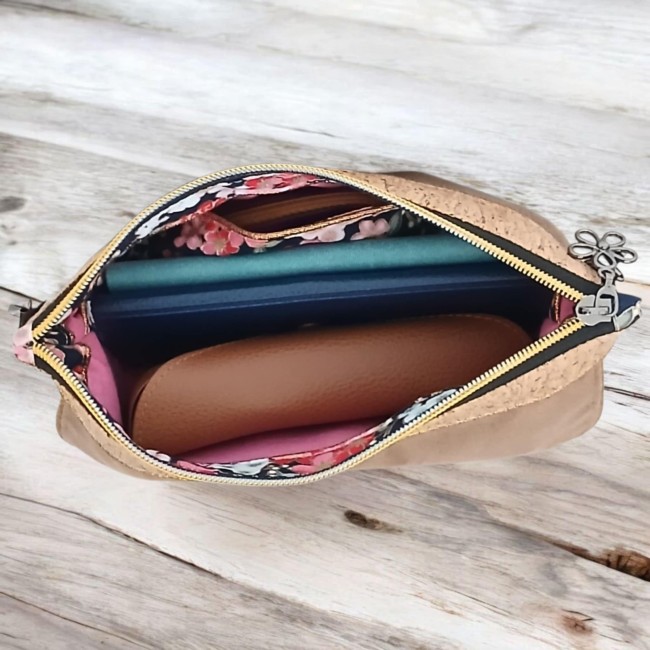 Sac Rosalie – Sakura Doré ouvert