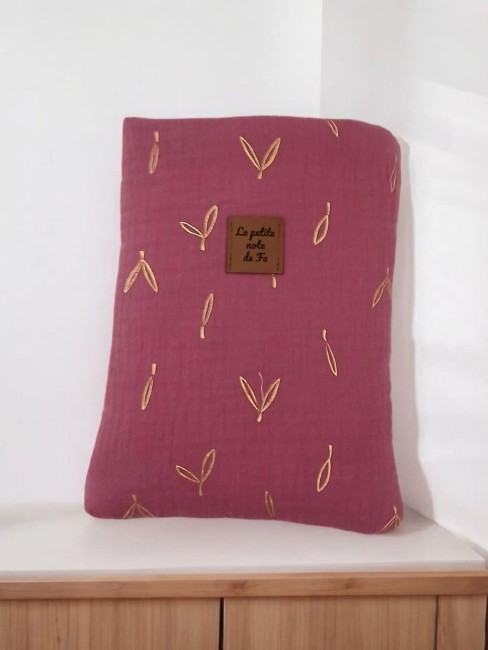 Housse de livre – Framboise Dorée