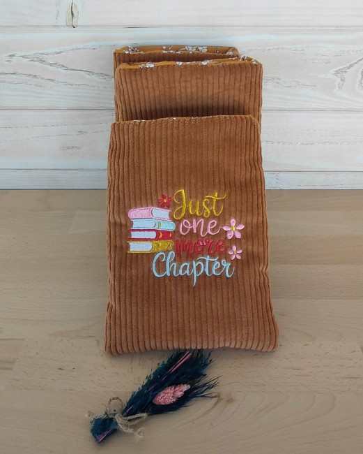 Housse de livre artisanale pour livre de poche et liseuse