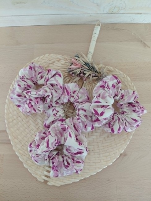 chouchou élégant  violet