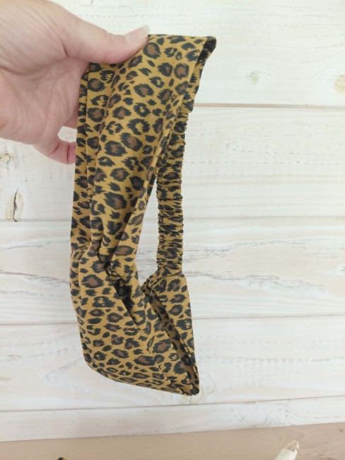 accessoire cheveux leopard fait main france