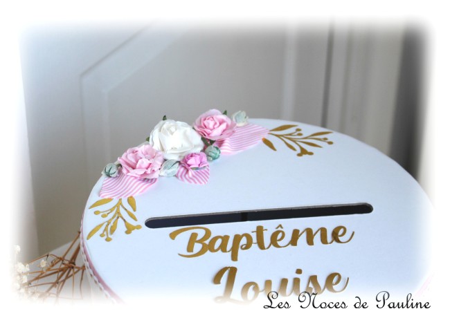 Urne rose fleurs rayures v2 C