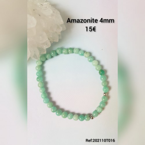 Bracelet enfant Amazonite en 4mm