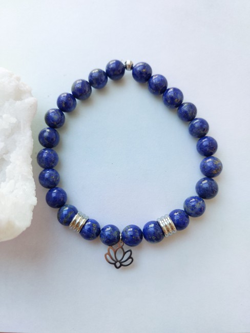 Bracelet Lapis-lazuli 8mm