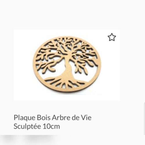 Plaque de rechargement arbre de vie 10cm