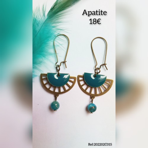 Demi-lune bronze, Apatite