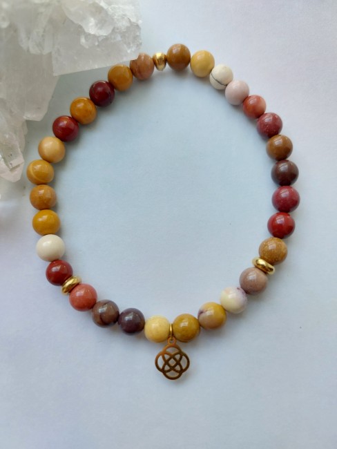 Bracelet Moukaite 6mm