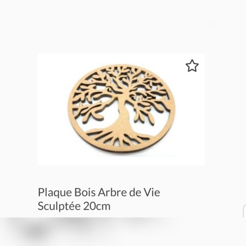 Plaque de rechargement arbre de vie 20cm