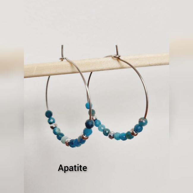 Créoles Apatite facettes