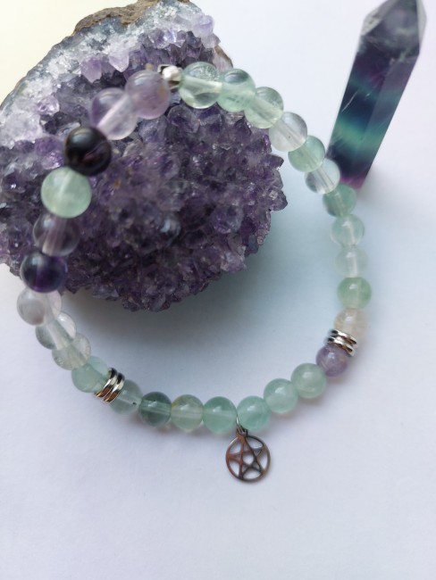 Bracelet Fluorite 6mm