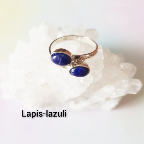 Bague Lapis Lazuli 4,5x6,5mm argent 925