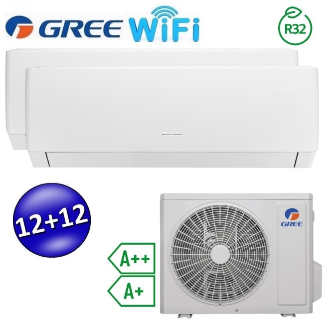 CLIMATISATION GREE PULAR WI-FI DUAL / 12000 BTU + 12000 BTU