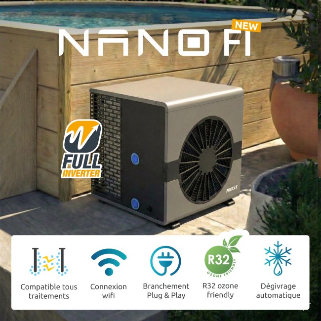 Poolex Nano 5 kW réversible full Inverter