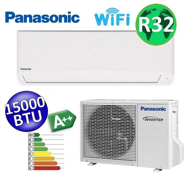 PANASONIC SERIE TZ / 4 kW / 15000 BTU / WIFI INTÉGRÉ